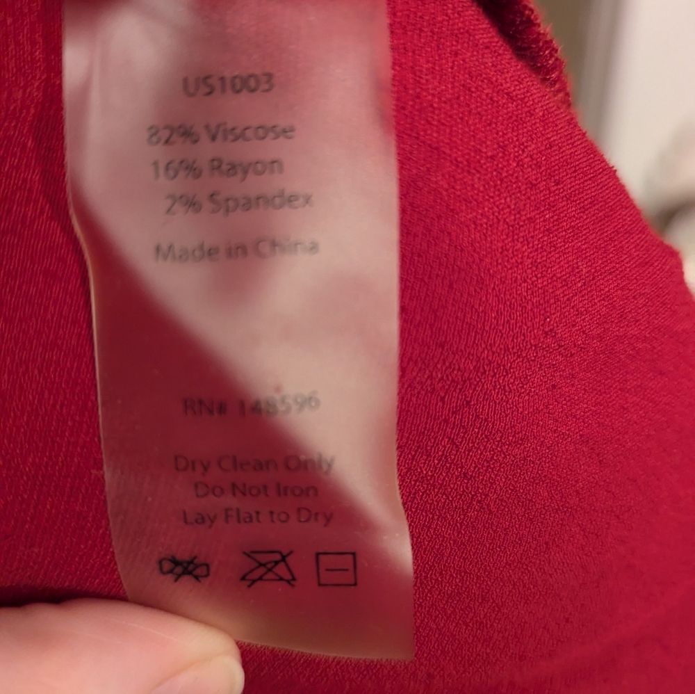 Universal Standard Red Avenir Crepe Dress M 18 20 Plus - Picture 6 of 7